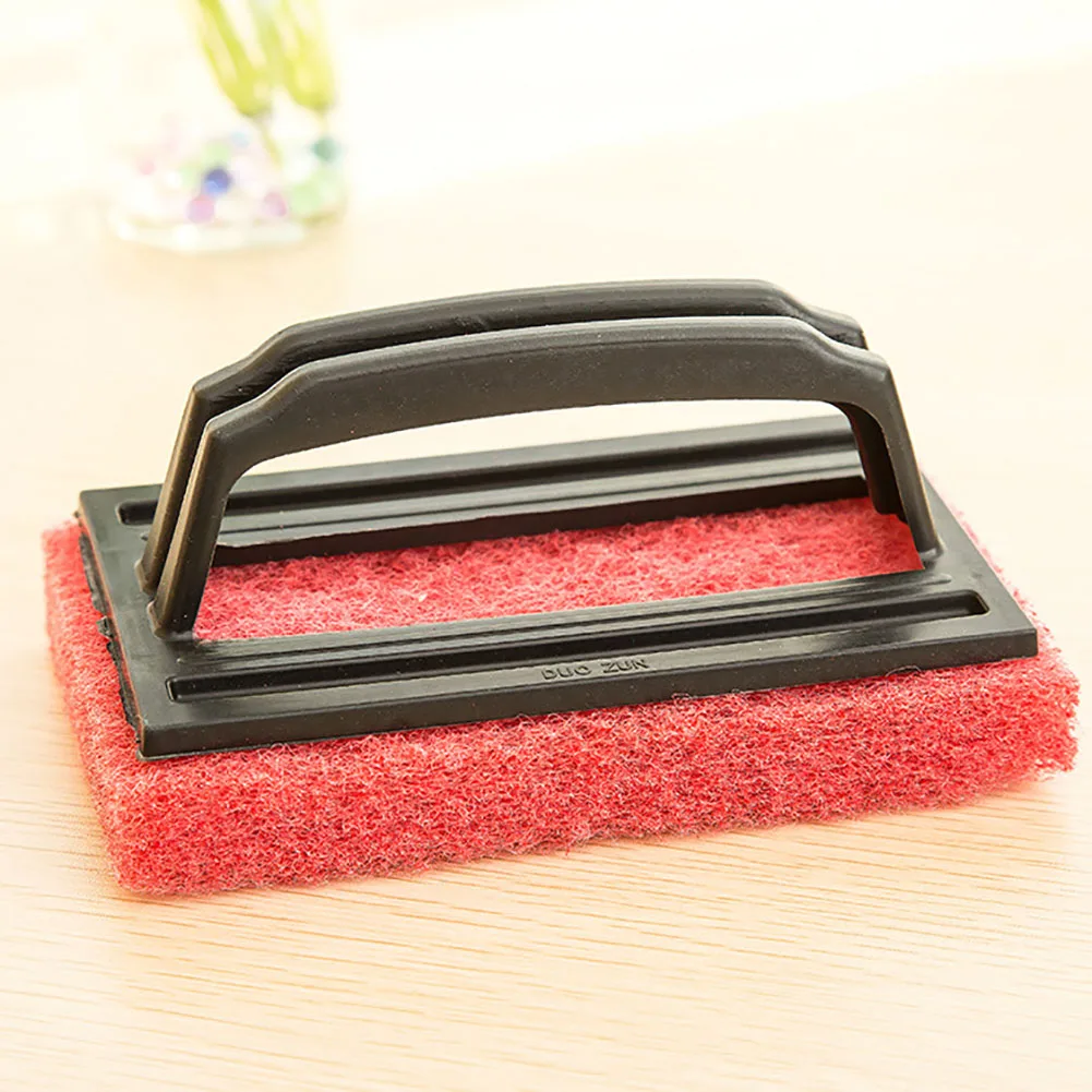 kitchen accessories Kitchen Bathroom Sponge Cleaning Brush Clean Tool with Handle Kitchen Tile Window Tableware Cleaning Brush