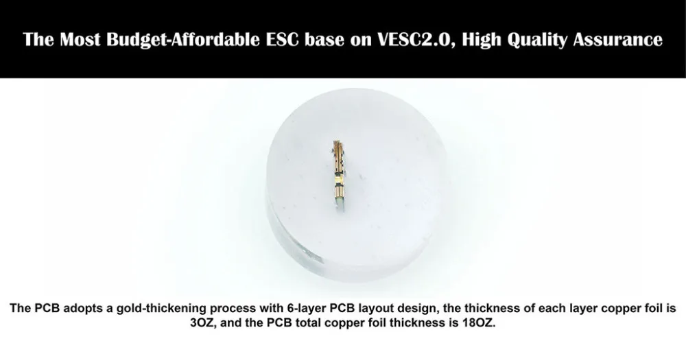 Mini FSESC4.20 50A база на VESC 4,12 с алюминиевым анодированным теплоотвода алюминиевый анодированный теплоотвод Rc автозапчасти аксессуары& xs