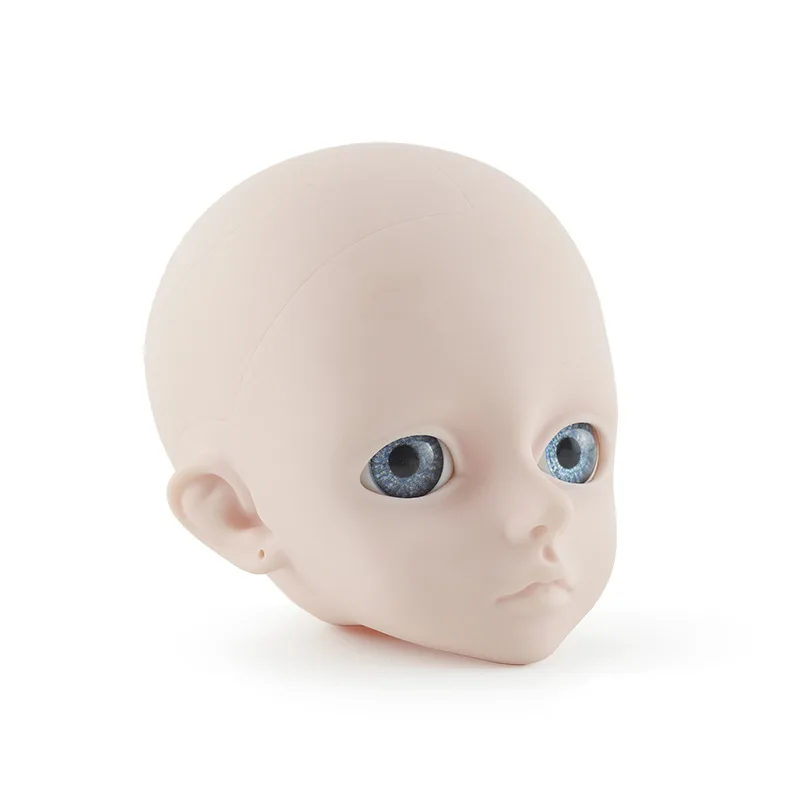 60 см 1/3 BJD кукла лысый голова 4D глаза Bjd куклы Розовая кожа/натуральная кожа, головка с/без макияжа, детский подарочный набор игрушек для девочек