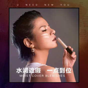 

Unny/Youyi Moisturizing Liquid Concealer Dark Circles Acne Marks Spot Long-lasting Moisturizing Lip Base Natural Concealer