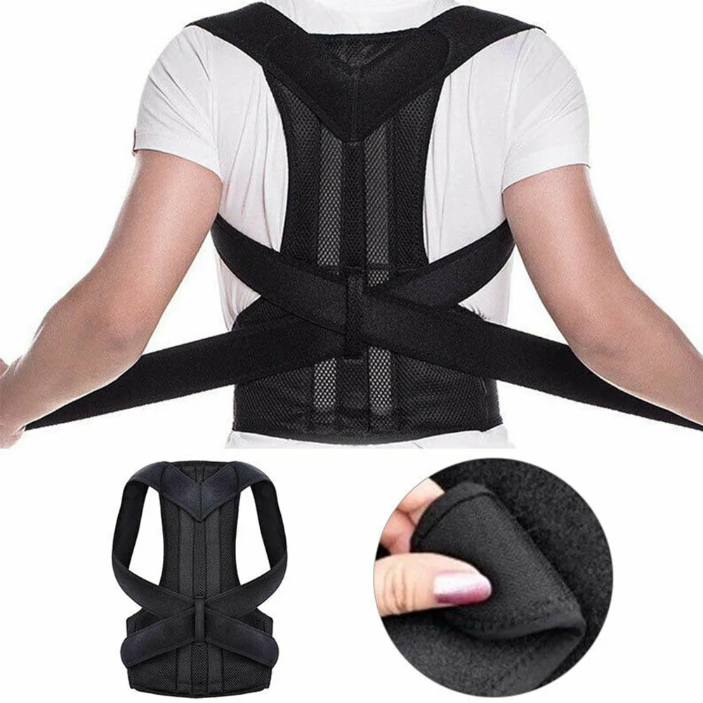 

Unisex Adjustable Belt Spine Lumbar Adult Shoulder Clavicle Posture Corrector Breathable Health Care Orthotics Back Brace Neck