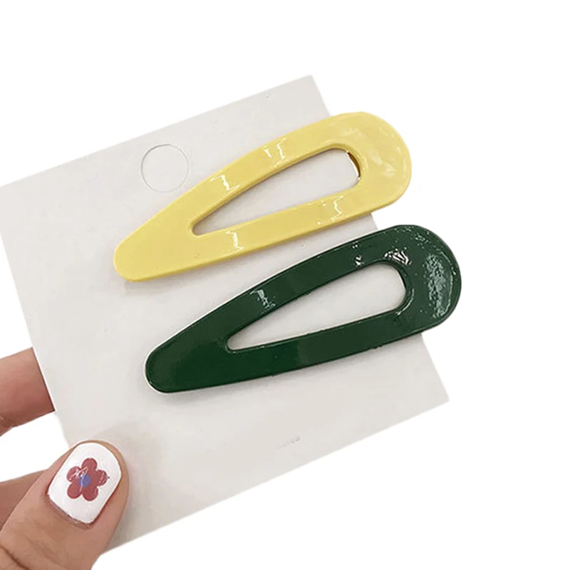 Cute Glitter Hairpins Snap Hair Clips for Girls Unique INS Style Sweet Women's BB Hair Clip Candy Color Hair Accessories Gifts