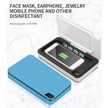

5V UV Phone Sterilizer Box Jewelry Smartphone Watch Cleaner Personal Sanitizer Disinfection Box Ultraviolet Disinfectant