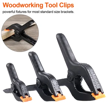 

2/3/4/6/9 Inch Woodworking 6pcs A-type Plastic Nylon Adjustable Clamps for Wood Working Tools Spring Clamp Clips