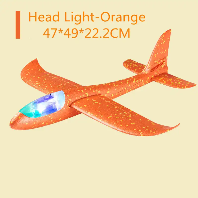 Xinshengcai 48センチメートル手スロー飛行機epp泡起動フライグライダー飛行機モデル航空機屋外楽しいおもちゃの子供のパーティーゲーム おもちゃ スポーツ Aliexpress