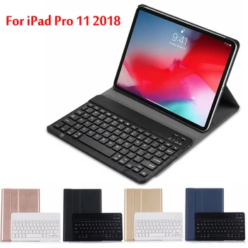 

Case For iPad Pro 11 2018 Wireless Bluetooth Keyboard Case cover For iPad Pro 11 A1934 A1980 A2013