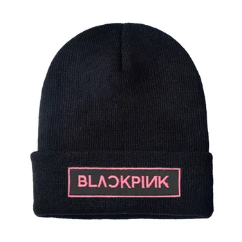 

Kpop BLACKPINK Knitted Wool Hat Elastic Autumn Winter Warm Hats