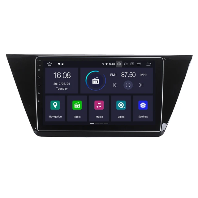 RoverOne For VW Touran 2016 2017 Android 9.0 Autoradio Car Multimedia  Player Radio Bluetooth GPS Navigation Head Unit NO DVD - AliExpress