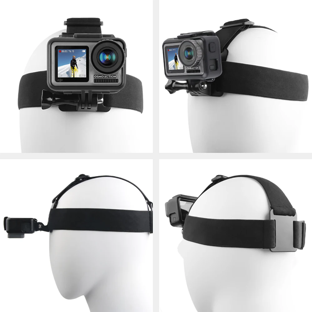 Крепление на голову для DJI OSMO action Gopro Hero 9 8 7 6 Xiaomi yi 4K экшн камера Eken H9 SJCAM Go Pro