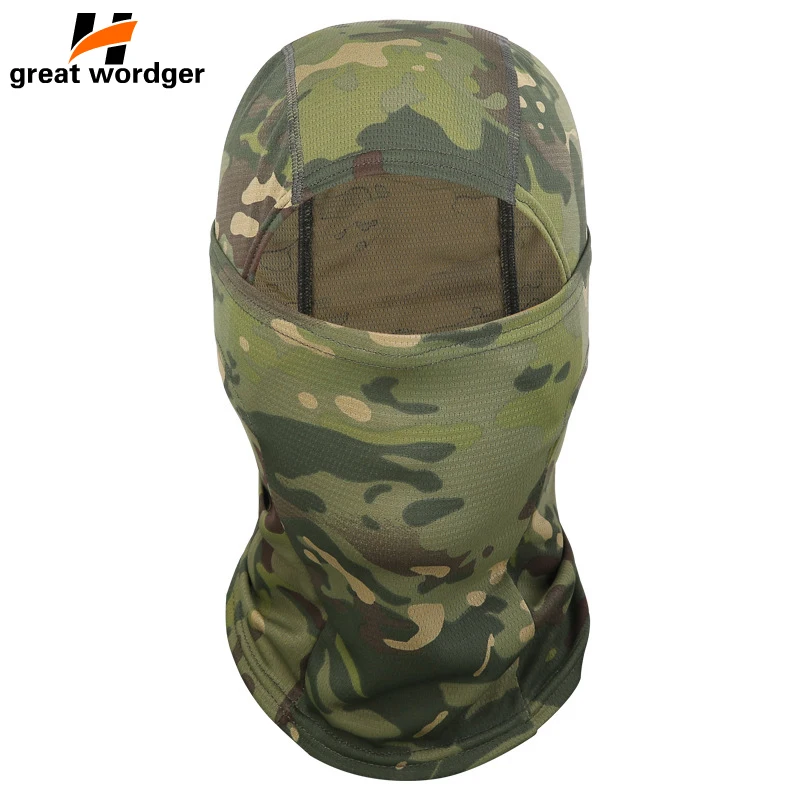 Outdoor Camo Cycling Balaclava Full Face Mask Bicycle Ski Bike Snowboard Sport Cover Hiking Tactical Military Hat Cap Men Women