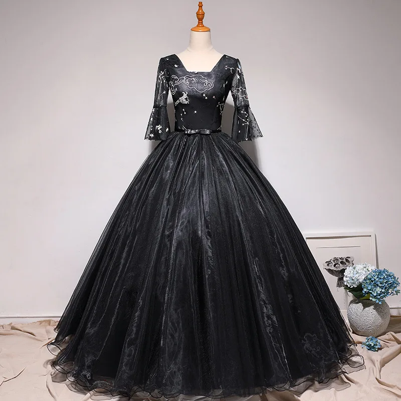 

Quinceanera Dresses 2020 New Classic Half Sleeve Party Prom Formal Ball Gown Vintage Quinceanera Dress