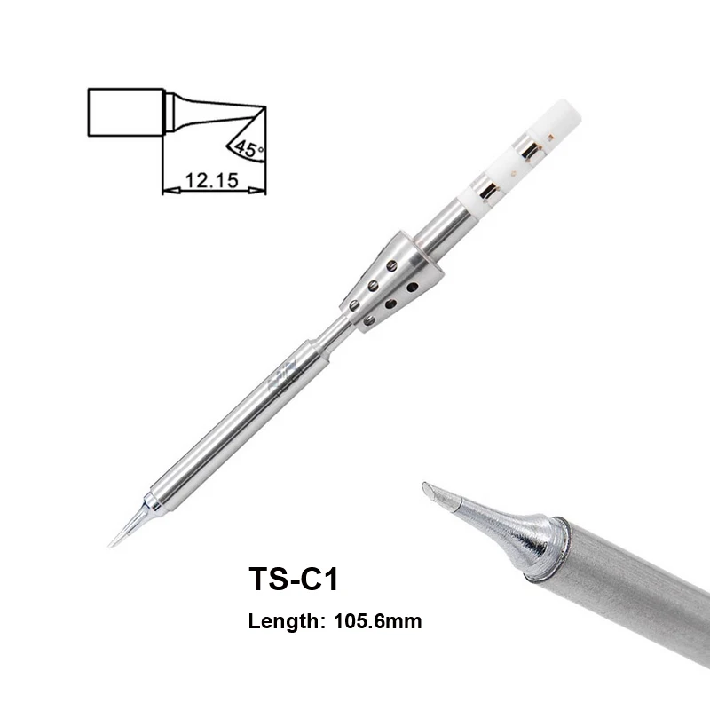 Original TS-C1 TS-ILS Replacement Soldering Iron Tips Cartridges For TS100 Wedling Station Adjustable Temperature Tool welding fluxes