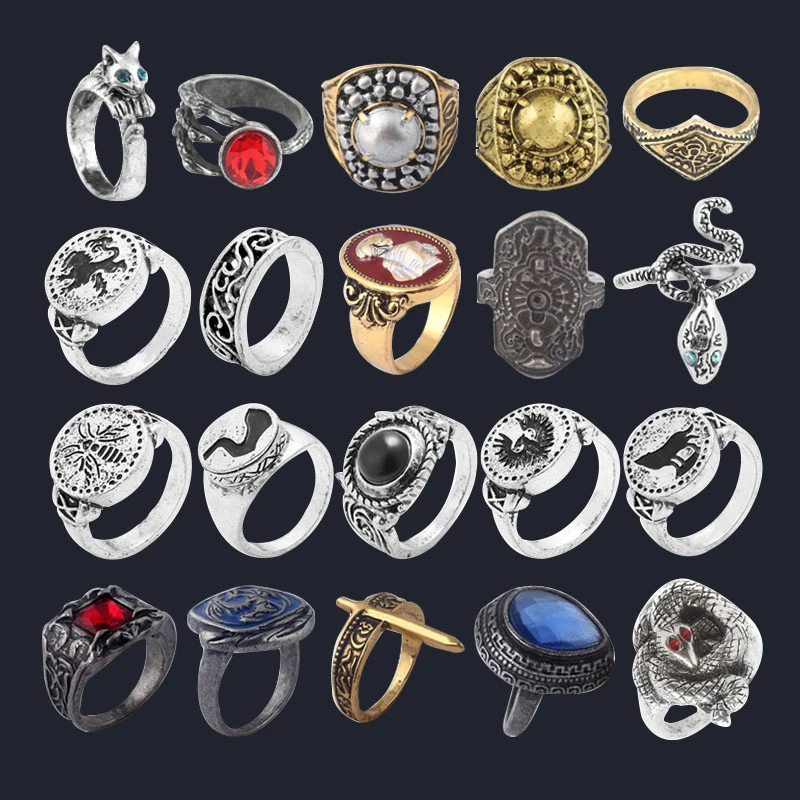 Game Dark Souls Series Men Rings Havel's Demon's Scar Chloranthy Badge ...