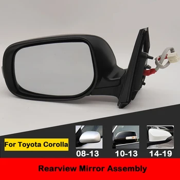 

Car Outside Rearview Mirror Assembly Reversing Mirror For Toyota Corolla 2008 2010 2014 Lamp Rear Cover Lens