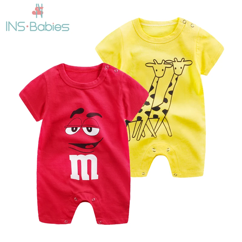 2020 Summer Boys And Girls Fashion Ha Cloth Newborn Baby Climbing Clothes Brands Baby Girl Romper Infant Animal Costumes Pajamas