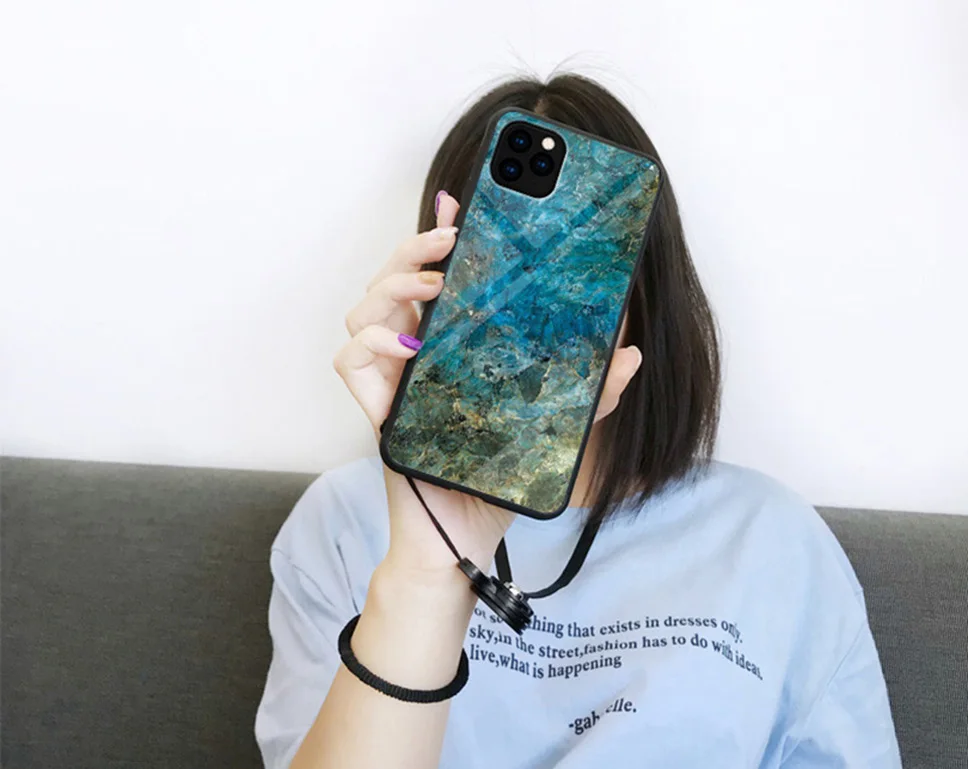 Luxury Tempered Glass Case for iPhone 11 Pro Max XS XR X Coque iphone11 Cover Phone Case for iPhone 11 Pro 5 5s SE 6s 6 7 8 Plus (12)-2