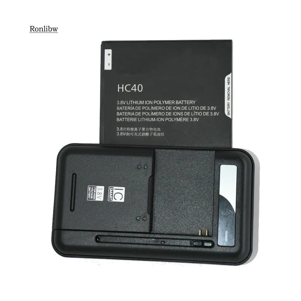 Аккумулятор Ronlibw HC40 2350 мАч + зарядное устройство для Moto XT1754 XT1755 XT1758 M2998 мобильный