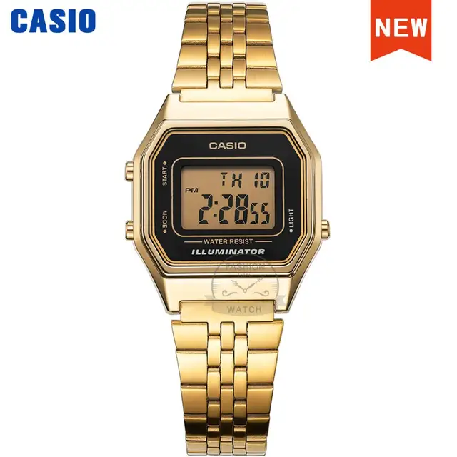 Casio watch gold women watches set brand luxury Waterproof Quartz watch women digital Sport ladies watch relogio feminino 68 LA680WGA1D