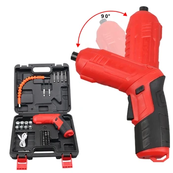 

4V Cordless Electric Drill Power Tools Multi Screwdriver Lithium Battery USB Drill for Machine Repairing Tool Multifunctional D5