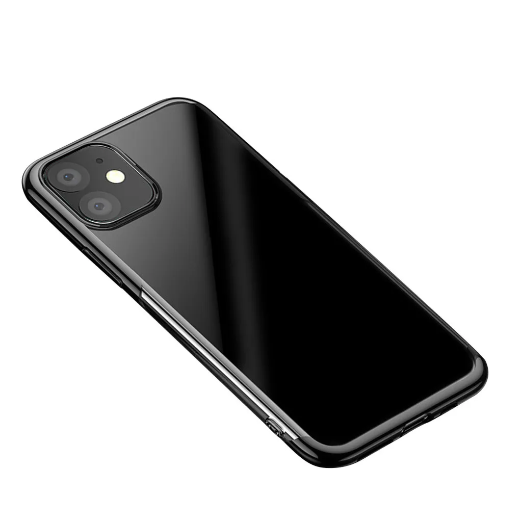 Для iPhone 11 чехол Ультратонкий Прозрачный мягкий ТПУ покрытие амортизация противоударный бампер прозрачный силиконовый чехол для телефона чехол