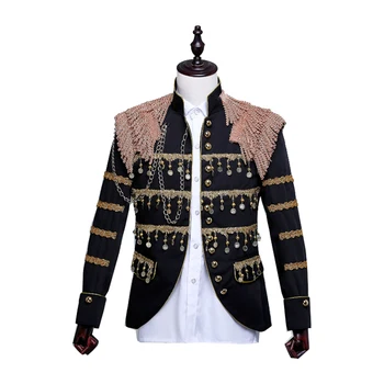 

Fashion And Handsome Stage Performance Clothing Short Coat Bell Bigbang Same Coat Blazer