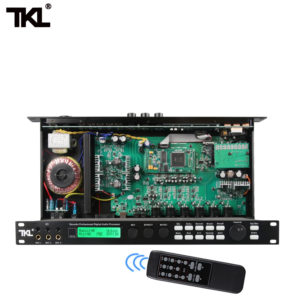 Профессиональный Аудиопроцессор для караоке TKL X5s DSP цифровой процессор