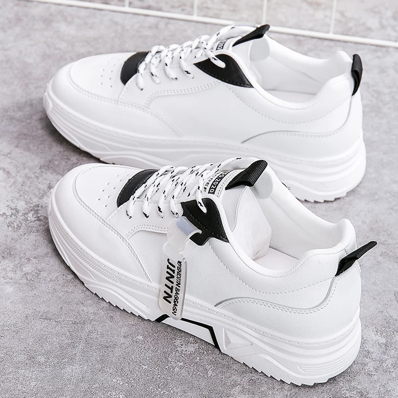 Women shoes 2020 new spring small white shoes women's all-around thick bottomed tidal shoes board shoes popular women's shoes