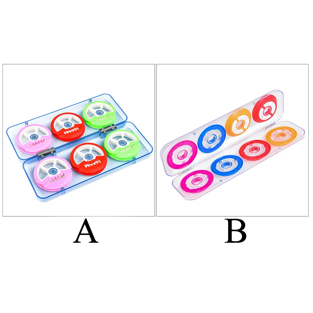 Lightweight Storage Coil Fishing Spool Box Line Winding Board Main Shaft Bobbin Outdoor Colorful Portable Silicone Tackle