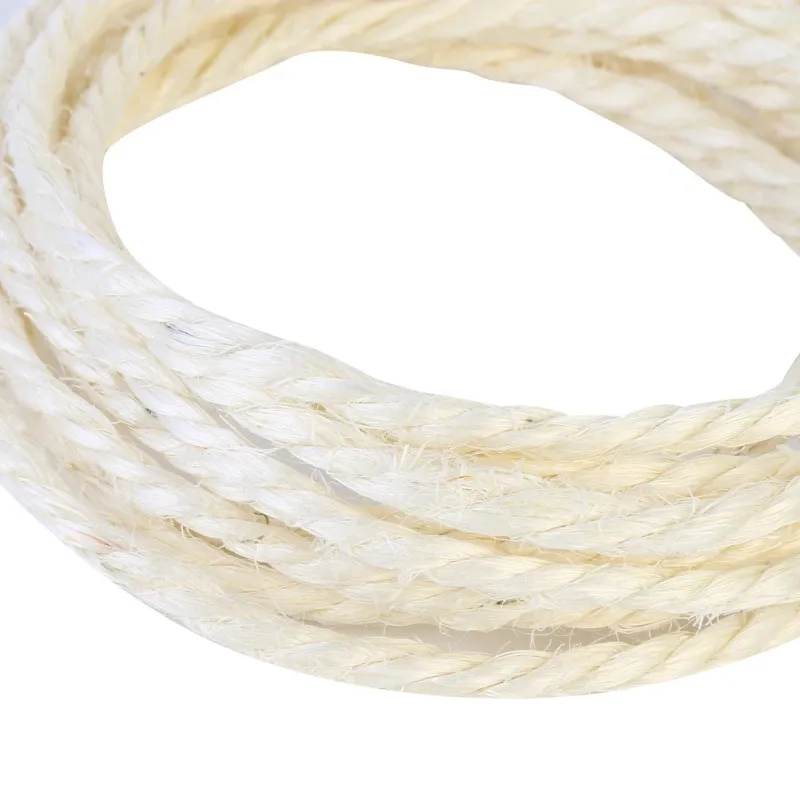 10M Sisal Rope for Cat Tree Cat Climbing Frame DIY cats scratching post toys making desk legs binding rope for cat sharpen claw