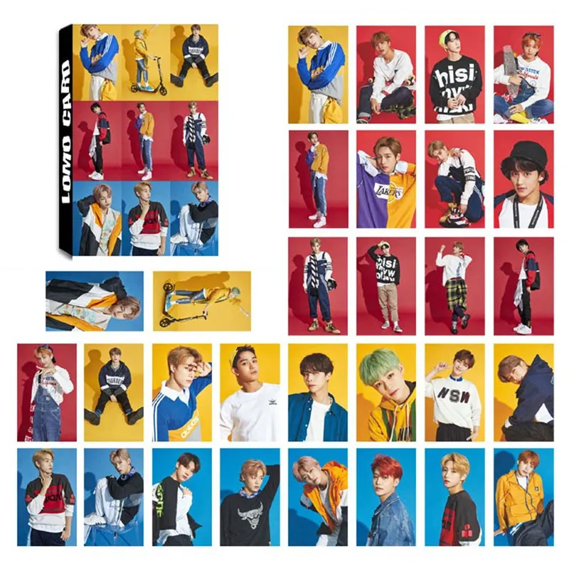 30 шт./компл. NCT фото плакат в виде карты Lomo карты самодельная бумага HD фотостудии игрушек, для подарка, для фанатов