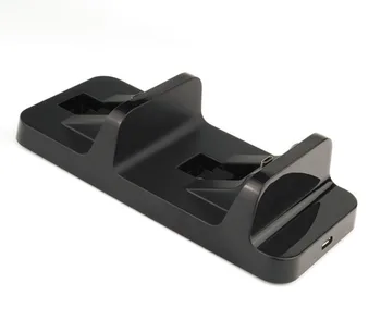 

Dual Micro USB Charger Charging Docking Dock Station Stand for PS 4 Controller Useful PS4 Video Game Accessories Wholesale