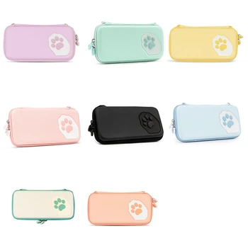 

Suitable for Nintendo Switch Shell Cat Claw Cup Storage Bag Silicone Hard Shell Cover Box Game Console