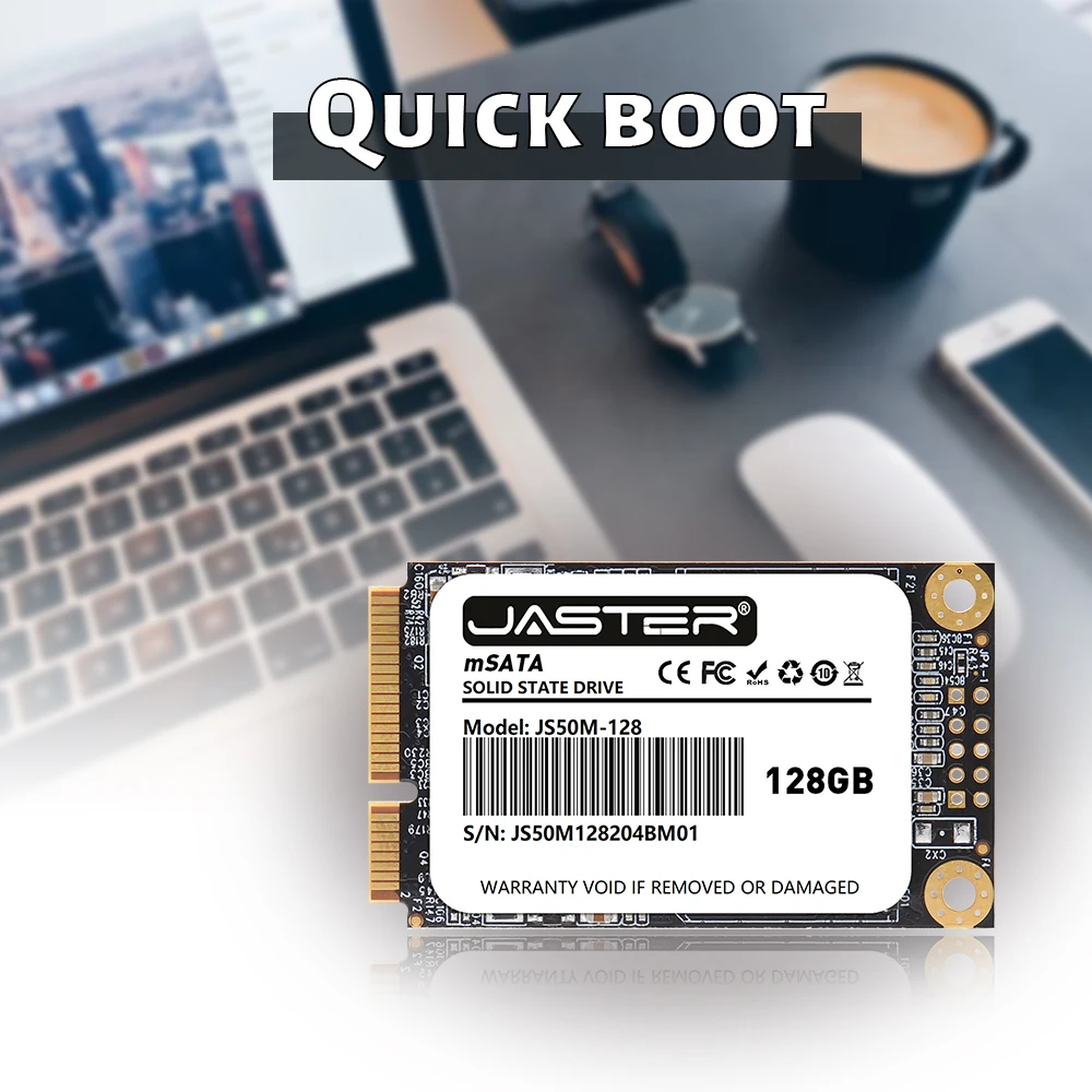 JASTER SSD MSATA 120 ГБ 128 256 512 SATAIII Внутренний твердотельный жесткий диск для ультрабука