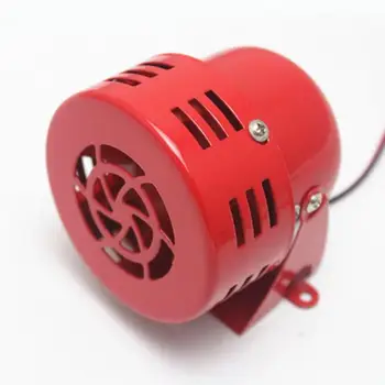

1950s 12V Car Truck Motorcycle Driven Red Air Raid Siren Horn Alarm 50's