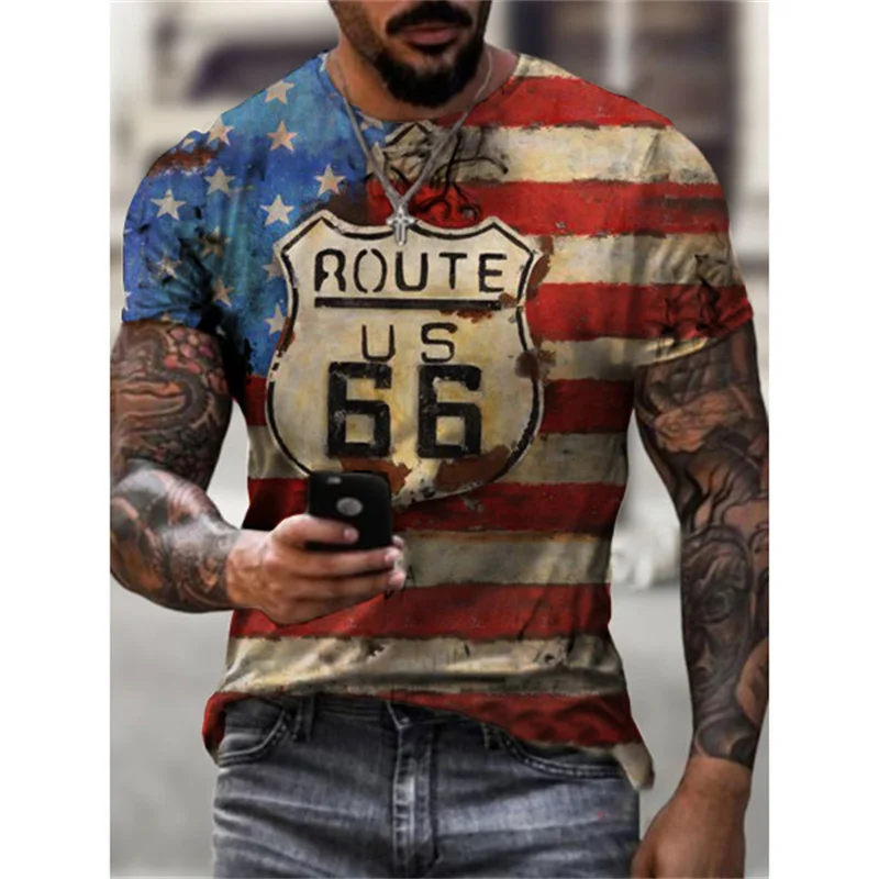 New 2022 Summer Man Fashion T shirt Harajuku Men's 3D Printing Casual Sports T-shirt O-neck Casual Short Sleeve Tops Men Clothes