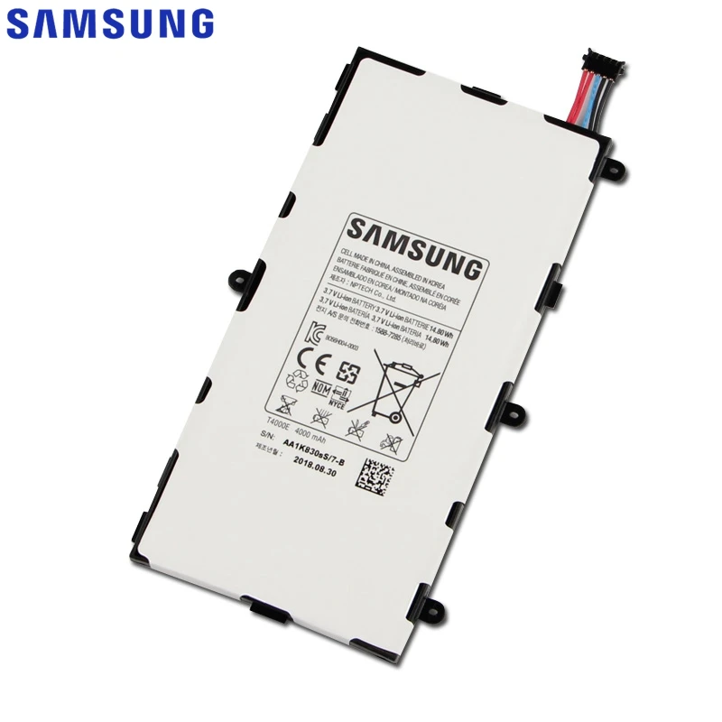 Оригинальная сменная батарея samsung для Galaxy Tab3 7,0 T217a T210 T211 T2105 настоящая батарея для планшета T4000E T4000U/C 4000 мАч