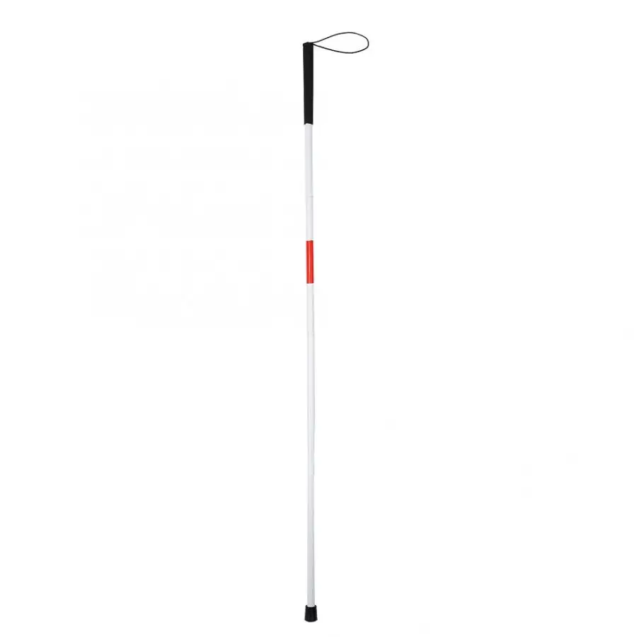 Быстрая доставка складной отражающий тростниковый костыль Портативный Анти шок