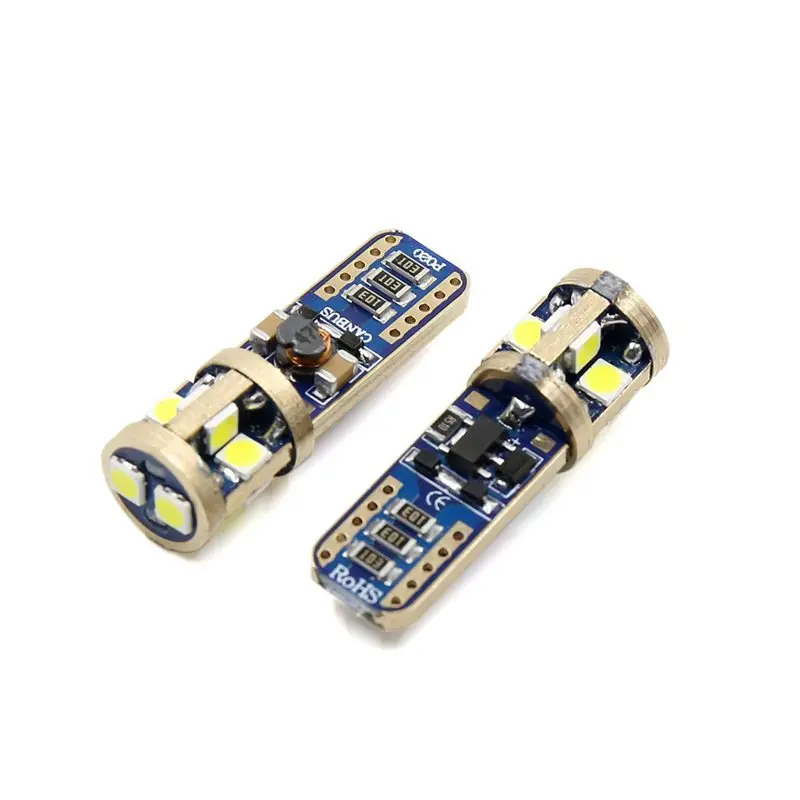 Комплект из 2 предметов высокого Мощность 5 Вт 3030-Smd T10 912 T15 W5W светодиодных ламп для резервные фары заднего хода автомобиля