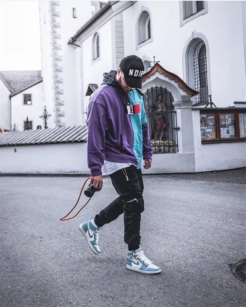 New style trends brand men loose sweatpants Han edition youth ins Harem Pants Beam Foot rope Male zipper pockets trousers