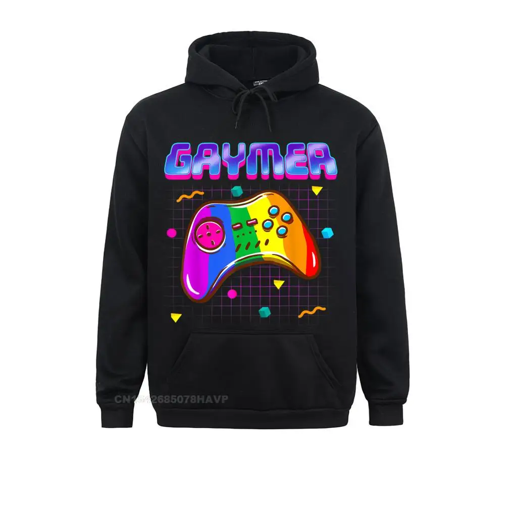 Gaymer Shirt LGBT Pride Gay 80s Gamer Rainbow Controller T-Shirt__732 Sweatshirts VALENTINE DAY Slim Fit Hoodies Long Sleeve 2021 Fashion Hoods Men Gaymer Shirt LGBT Pride Gay 80s Gamer Rainbow Controller T-Shirt__732black