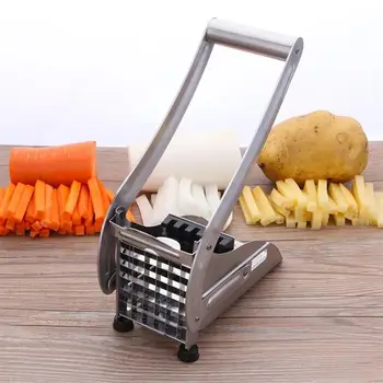 

Stainless Steel Potato Chips Making Machine Fry Potato Slicer Chopper Kitchen Gadgets Cucumber Slice Cut Chipper Kitchen tools