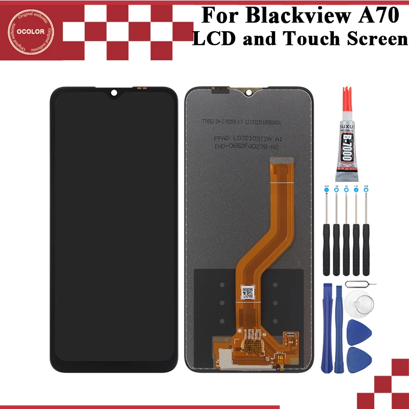 Ocolor для Blackview A70 ЖК-дисплей и кодирующий преобразователь сенсорного экрана в