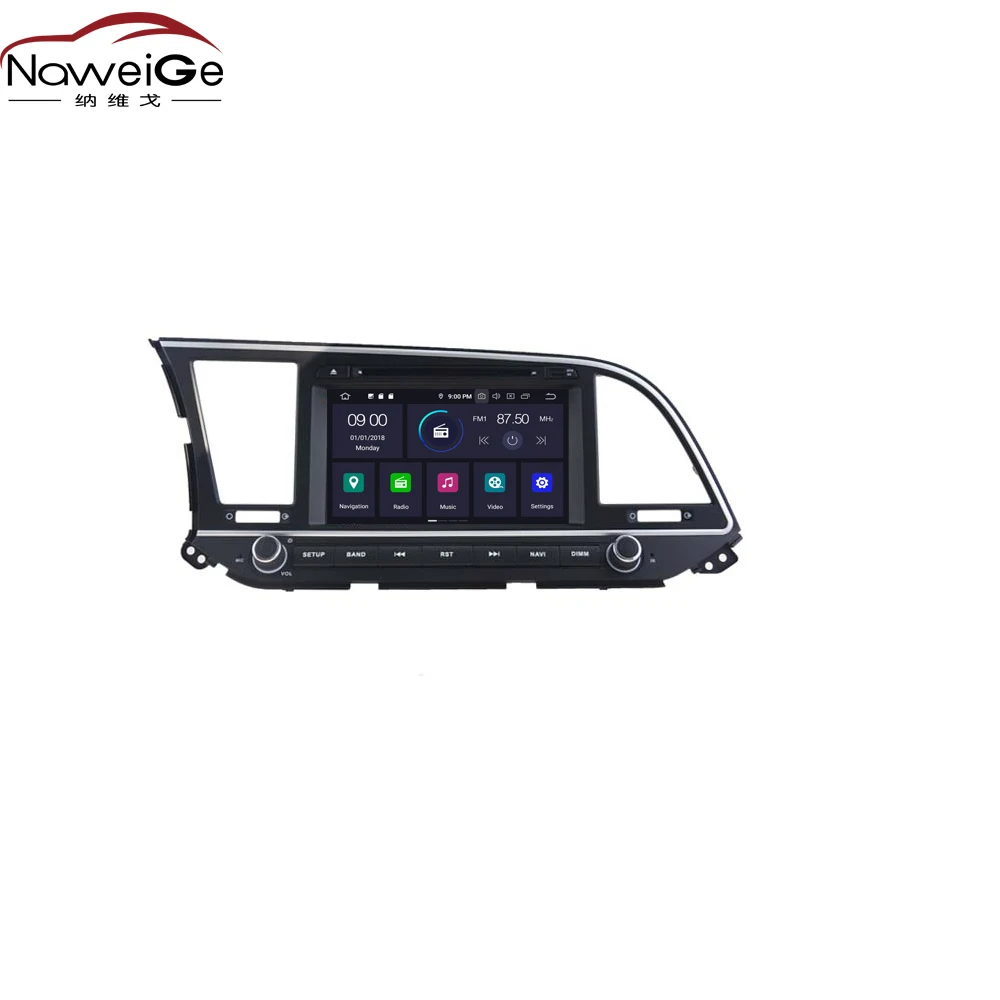 NaweiGe 8 дюймов Android Восьмиядерный 9,0 PX5 4+ 32 ГБ Автомобильный dvd для hyundai Elantra Авторадио gps навигация автомобильный мультимедийный проигрыватель