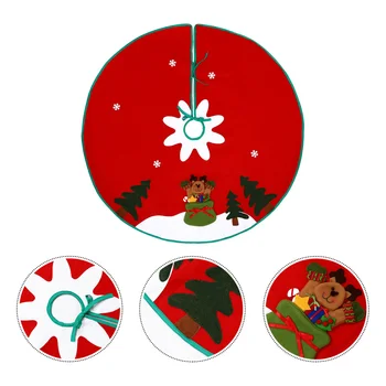 

1PC Xmas Tree Apron Prime High Quality Sturdy Durable Xmas Tree Base Cover Xmas Tree Apron Xmas Tree Skirt for Home Shop