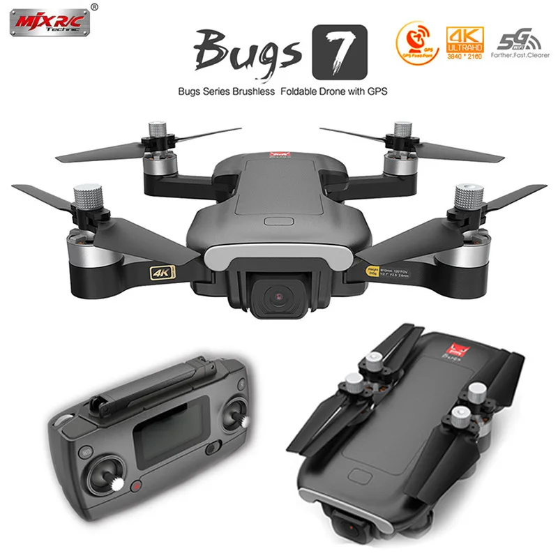 Дрон MJX R/C Technic B7 4K высокой четкости для аэрофотосъемки оптический поток GPS