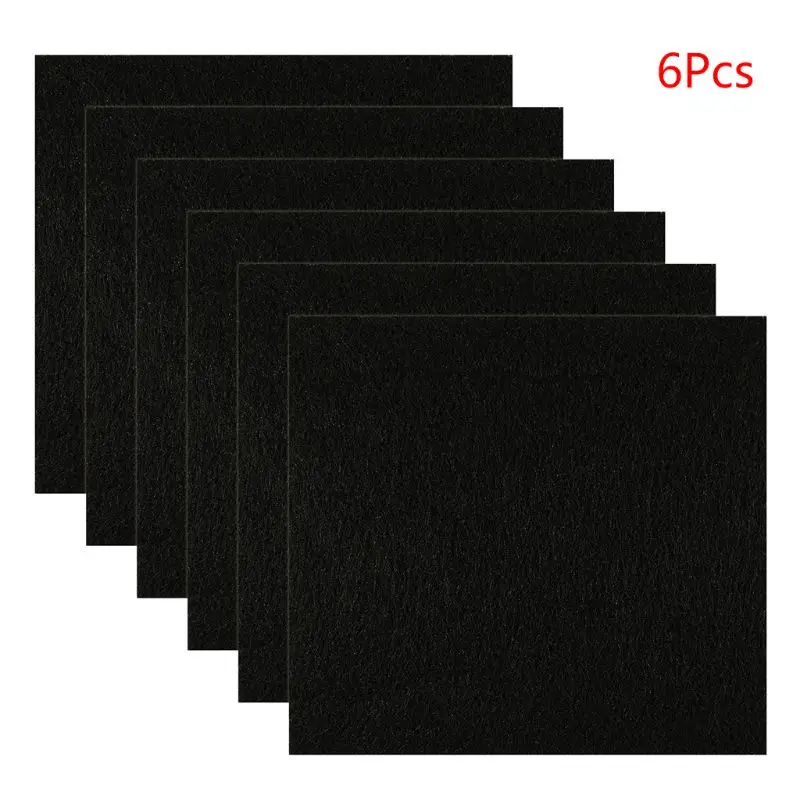 4/6Pcs Portable Cat Litter Box Activated Carbon Filter Pad Deodorant Pet Supply C63B