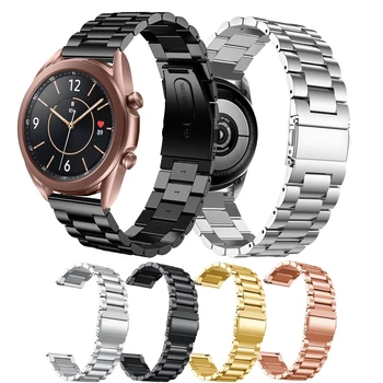 

Metal Strap for samsung galaxy watch 3 4145 mm Stainless Steel Bracelet for Galaxy Watch3 Wrist Strap smartwatch Accessories new