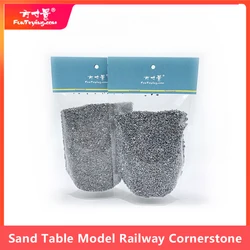 Ballast de liquidation sans poussière, modèle de Train, piste, gravier, Micro paysage Miniature, Table de sable, modèle en pierre de coin du chemin de fer 