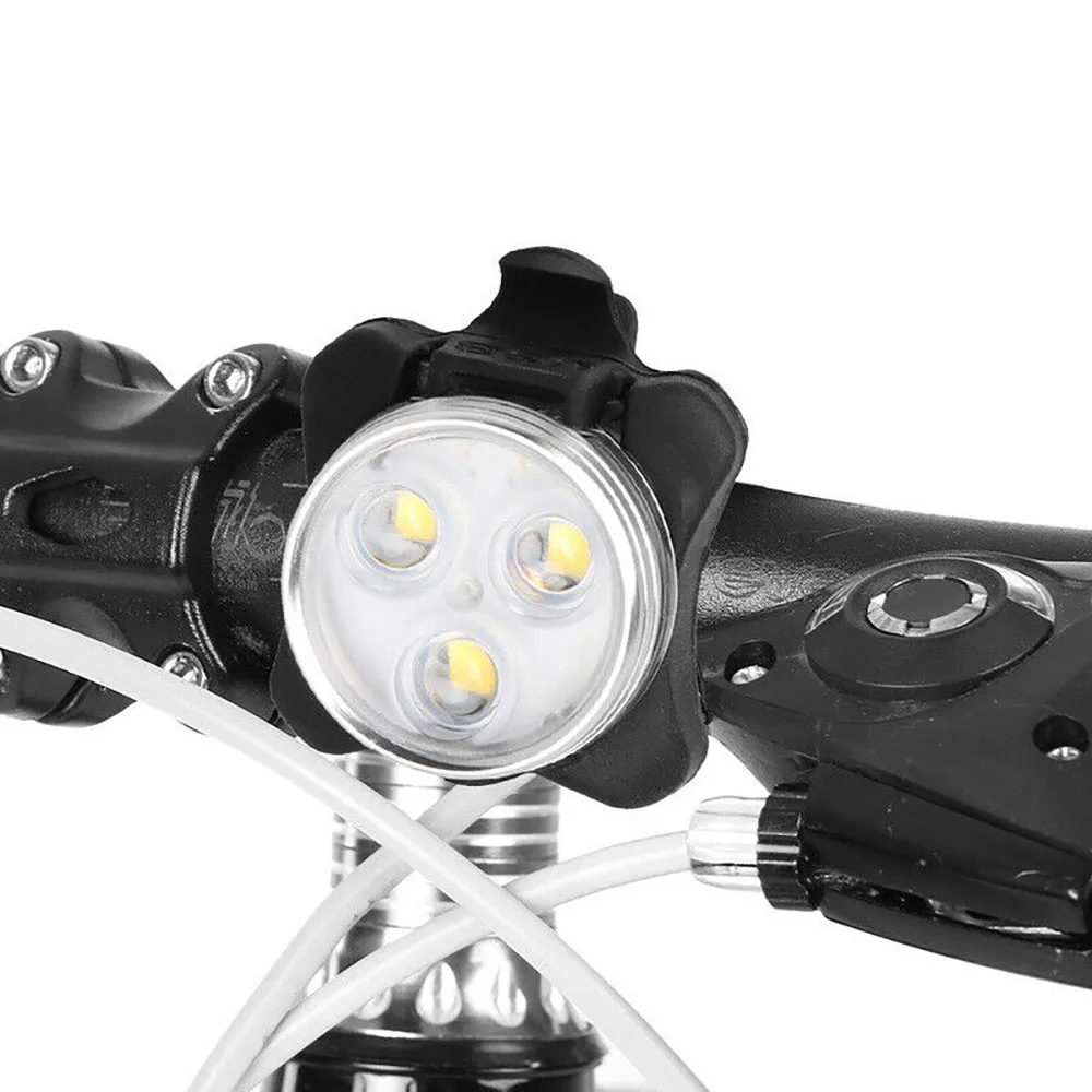 Cycling Bicycle Bike 3 LED Head Front With USB Rechargeable Tail Clip Light Lamp Outdoor Cycling bike accessories 4 modes