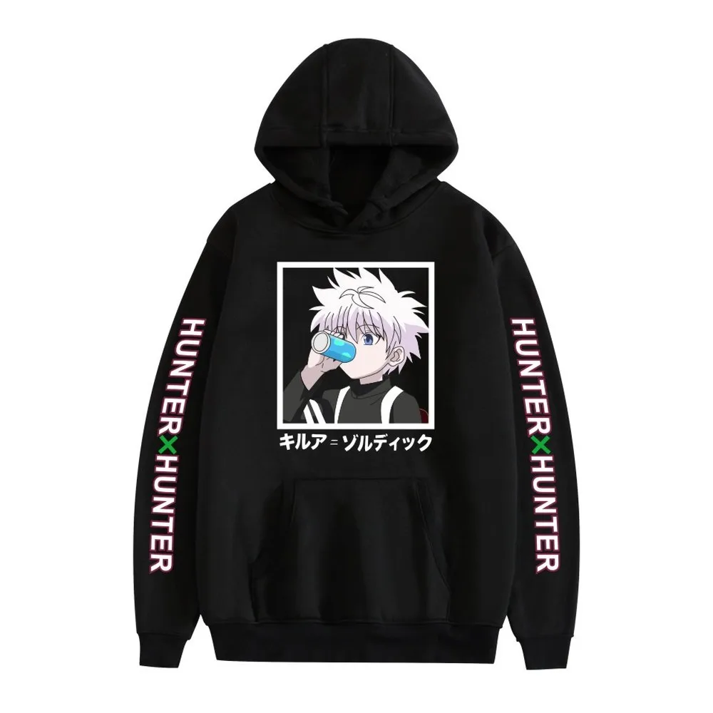 

Anime Hoodie Hunterxhunter Oversized Hoodie Naruto Clothes for Teens Japanese Streetwear Fall Winter Printed Sweatshirt for Teen